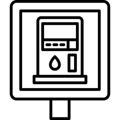Petrol Station Icon