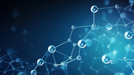 Abstract background, Science Molecule DNA Model Structure, Atom molecule structure ,