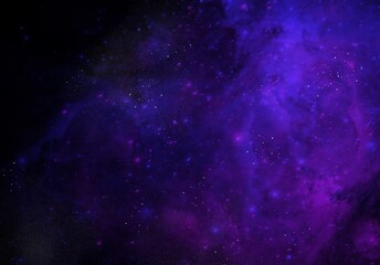 Purple Space Galaxy and Nebula Background Wallpaper