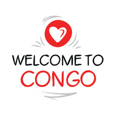 Welcome to Congo, Vector Illustration.