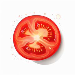 Slice Of Fresh Tomato