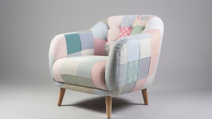 a nice armchair is definitely necessary for the living room, it is not only beautiful decor, but also comfortable - obrazy, fototapety, plakaty