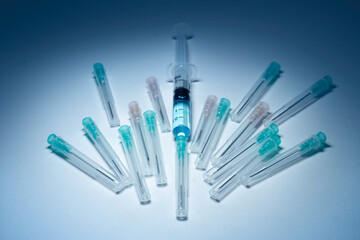 Used a hypodermic needle.Infectious waste management, medical waste.