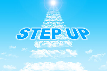 step up 空にかかる雲の階段