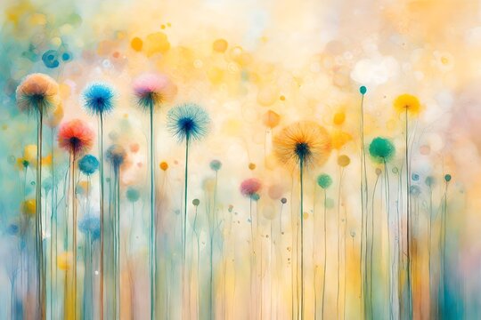 background with flowers