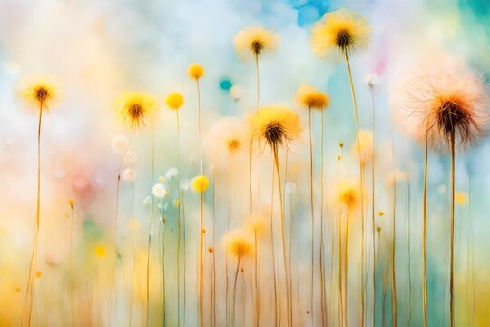 dandelion in the wind