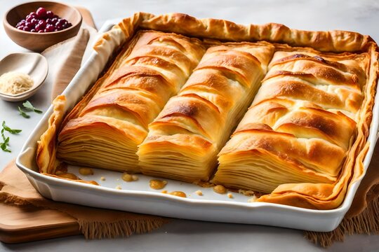 puff pastry with cheese