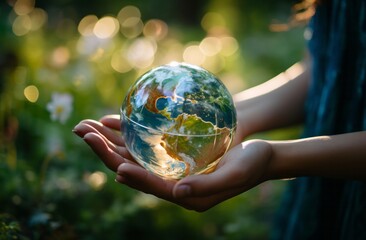 Earth Embrace: A Global Perspective in Your Hands