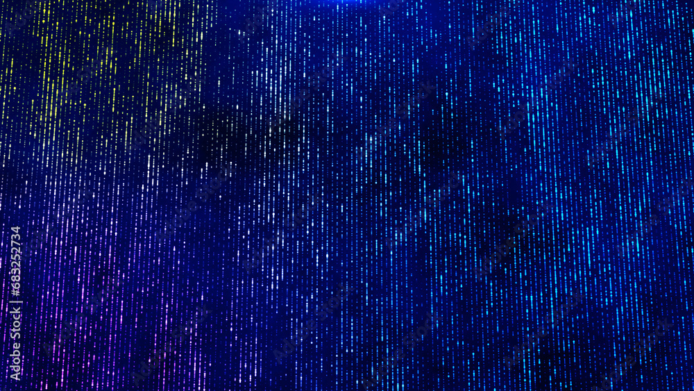 Poster digital technology background. wave of glowing points. futuristic background for presentation design