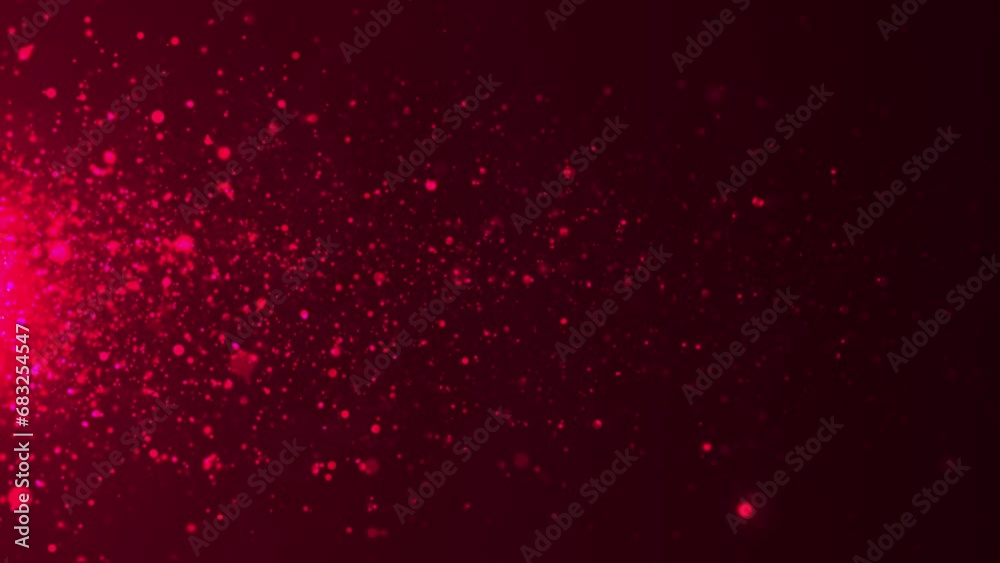 Poster dynamic wave of glowing particles. digital technology background. sparkling bright particles fly in 
