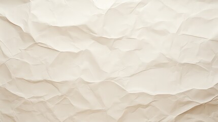 crumpled paper background texture, white paper texture, white paper background, generative AI