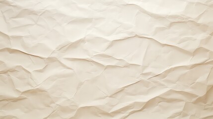 Obraz premium crumpled paper background texture, white paper texture, white paper background, generative AI