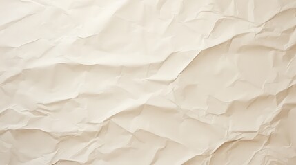 Obraz premium crumpled paper background texture, white paper texture, white paper background, generative AI