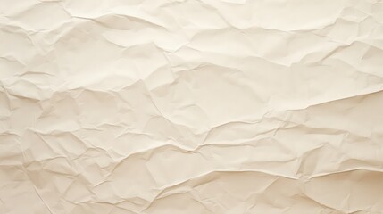 crumpled paper background texture, white paper texture, white paper background, generative AI