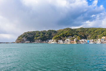Fototapeta premium View of the Mihonoseki Port in Shimane Prefecture, Japan.