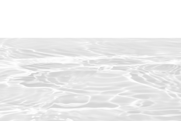 White water with ripples on the surface. Defocus blurred transparent white colored clear calm water surface texture with splashes and bubbles. Water waves with shining pattern texture background.
