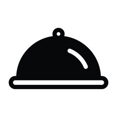 Obraz premium Food plate icon