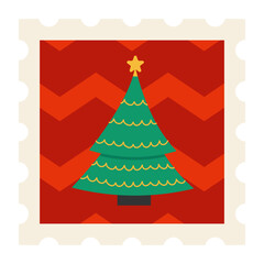 Christmas Postage Stamp