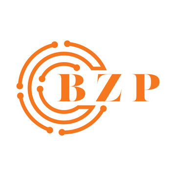 BZP letter design. BZP letter technology logo design on white background. BZP Monogram logo design for entrepreneur and business