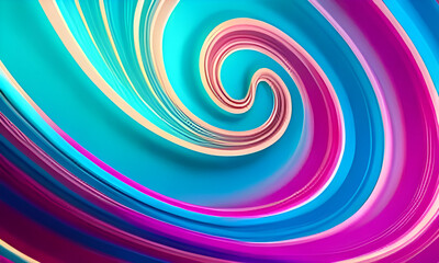 Obraz premium abstract colorful swirl 3D background