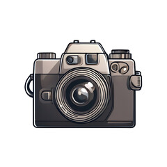 Camera Icon Cartoon with transparent background