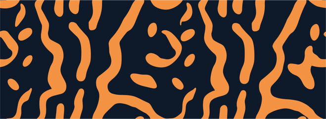 Pastel Seamless Doodle Artistic Decor Art. Seamless pattern with curve spots ornament.