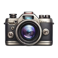 Camera Icon Cartoon with transparent background