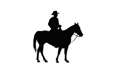 horse rider silhouette