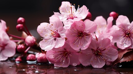 Spring Springtime Flower Rain Blooming Beautiful, HD, Background Wallpaper, Desktop Wallpaper