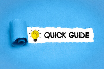 Quick Guide	 - obrazy, fototapety, plakaty