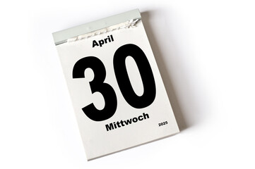 30. April 2025