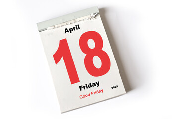  18. April 2025 Good Friday