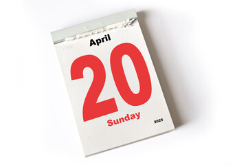 20 . April 2025