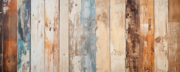 old wooden wall, colorful wooden texture background