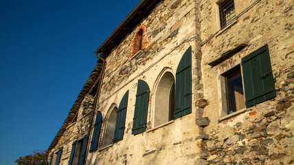 Fototapeta na wymiar Orta San Giulio, Italy,Unesco Heritage