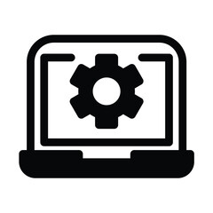 Laptop actions icons