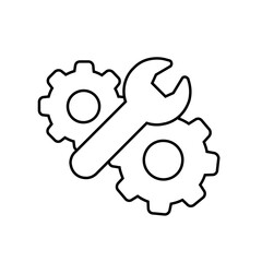 Fix icon vector. Repair illustration sign. Service center symbol. Update logo.