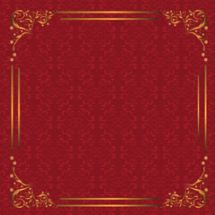  background with luxury dark red frame