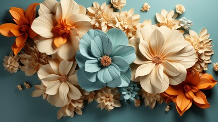 Flower Font Alphabet, HD, Background Wallpaper, Desktop Wallpaper