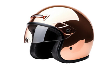 The Stylish Motorcycle Helmet Isolated on Transparent Background PNG.