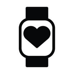 Smart watch icon and actions
