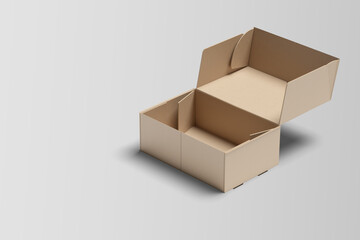 Fototapeta premium empty craftbox