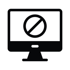 LCD monitor icon and actions