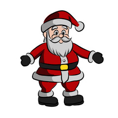 santa claus with gifts