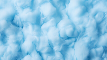 Blue cotton candy background. Candy floss texture. Generative AI