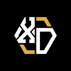 XO letter logo creative design.XO black monogram polygonal shape vector. XO unique design.
