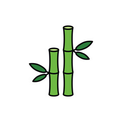 Bamboo Icon Vector Design Template