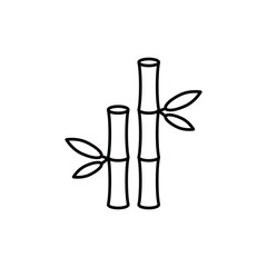 Bamboo Icon Vector Design Template
