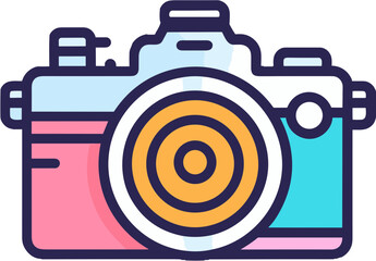 빈티지한 매력의 필름 디지털 카메라