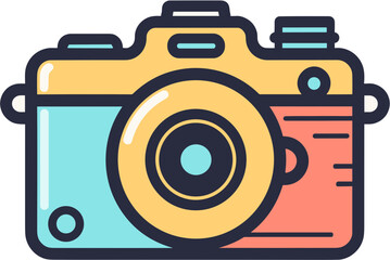 빈티지한 매력의 필름 디지털 카메라